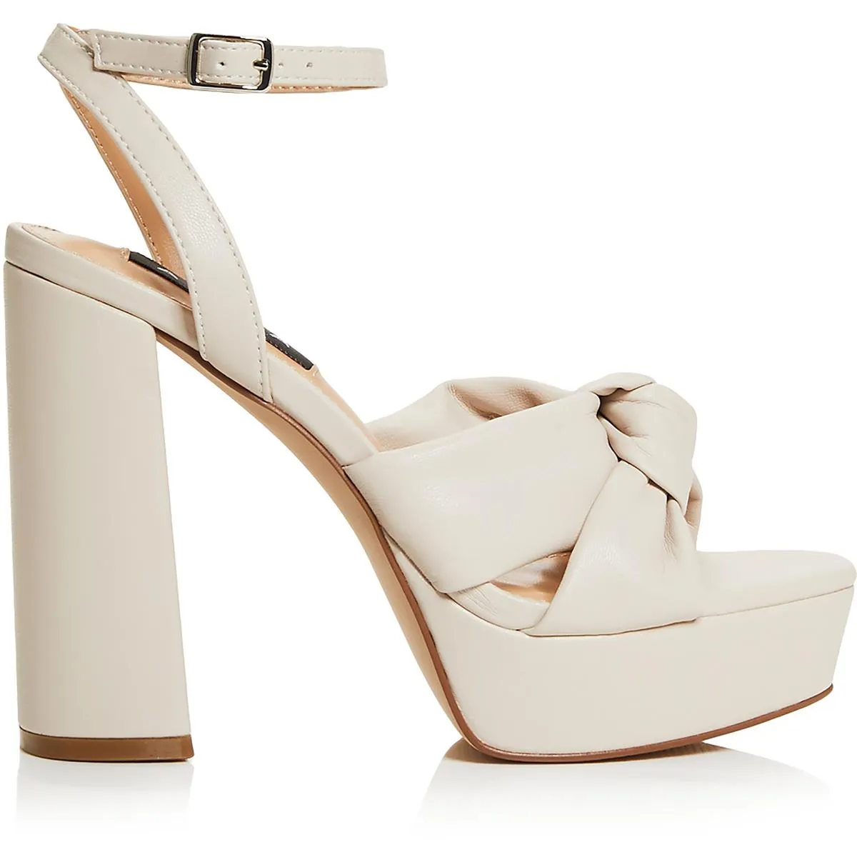 Lory Womens Platform Ankle Strap Block Heels