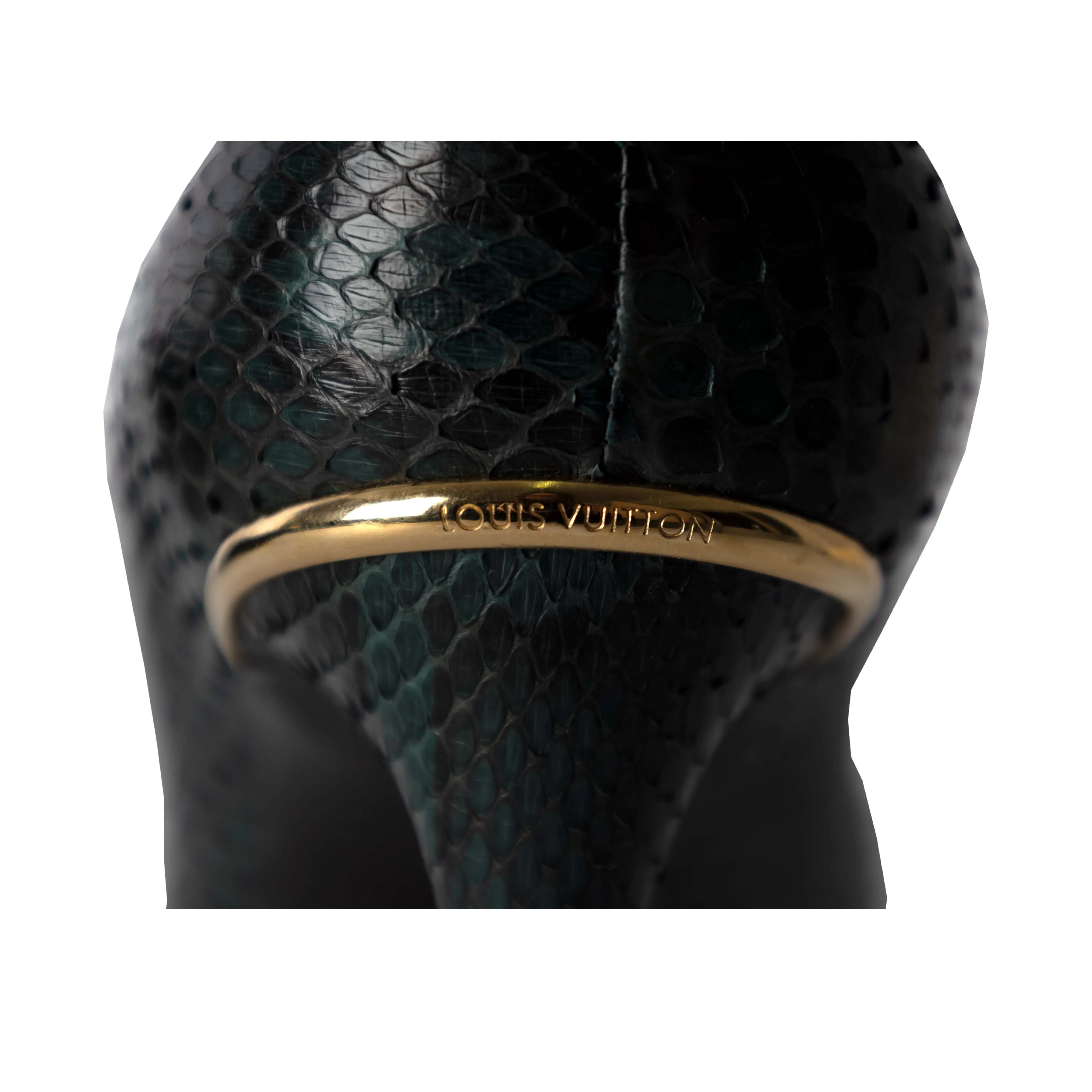 Louis Vuitton Snakeskin Eyeline Pumps - '10s