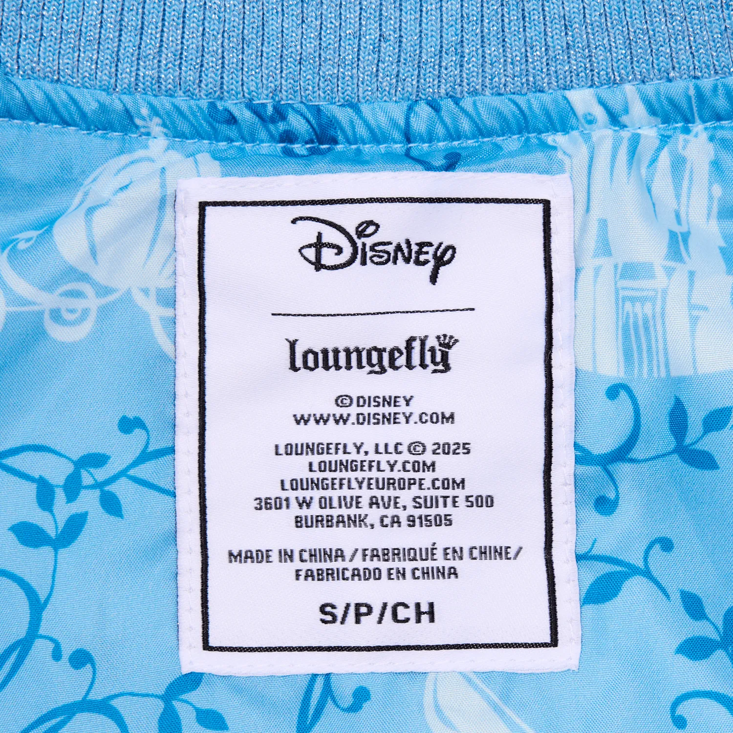 Loungefly x Disney Cinderella 75th Anniversary Bomber Jacket