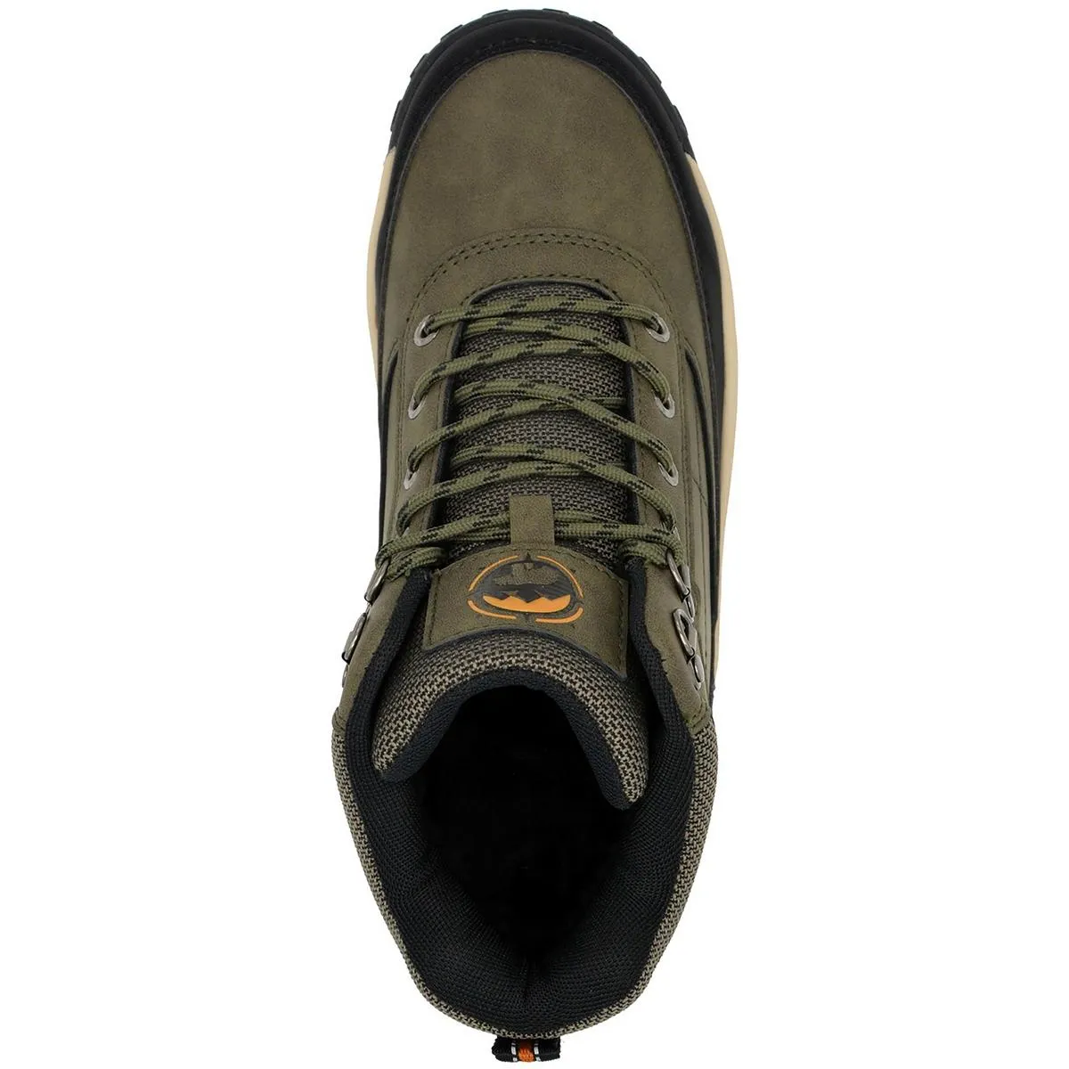 LUNDAR Mens Lace-Up Manmade Hiking Boots