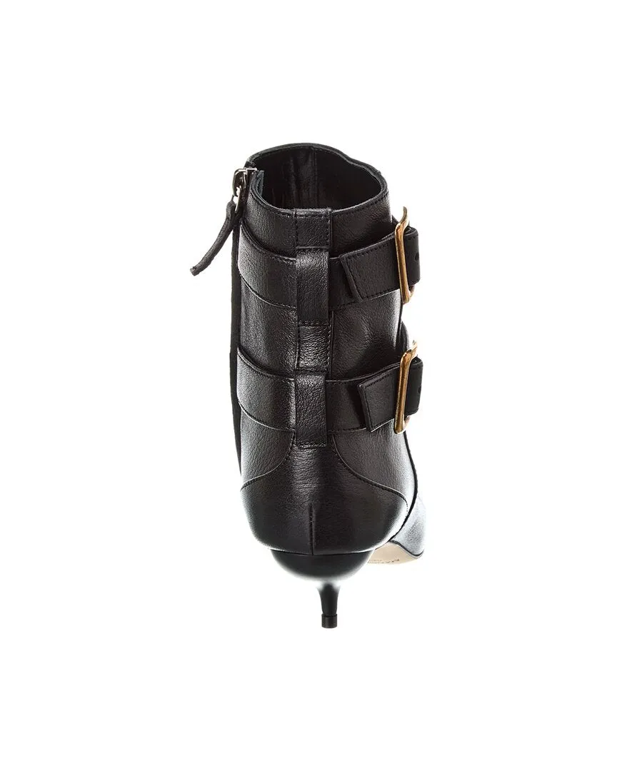 Manolo Blahnik Alciona 50 Leather Bootie