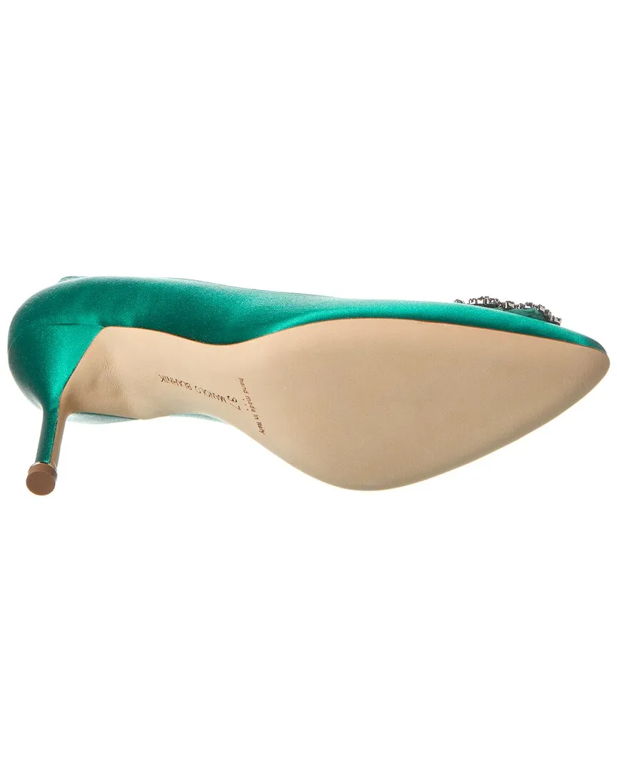 Manolo Blahnik Hangisi 90 Satin Pump