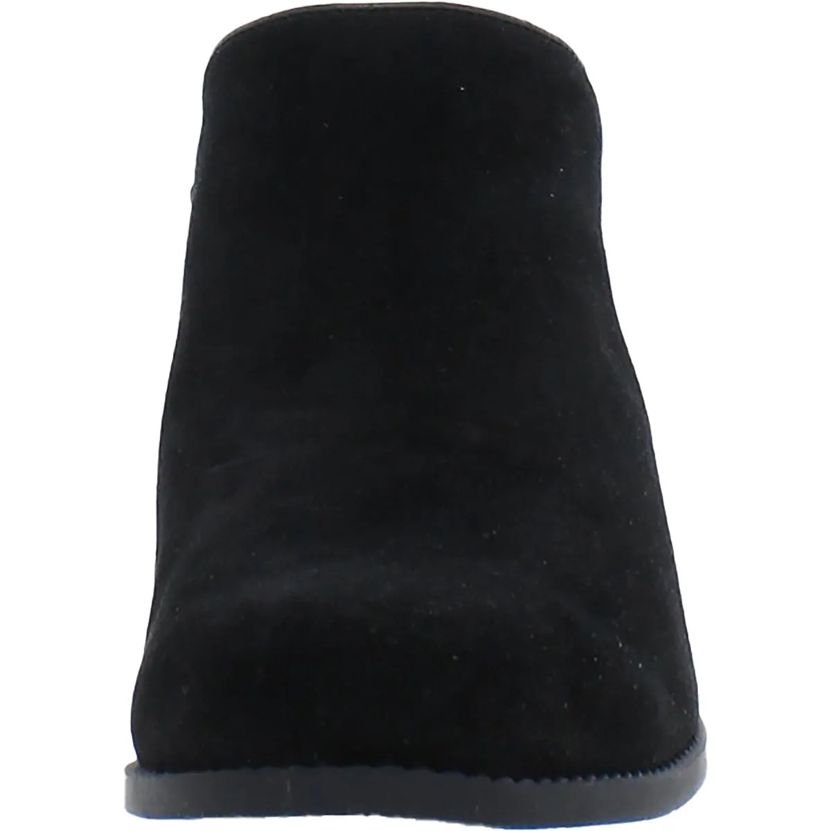 Marissa Womens Suede Embossed Booties