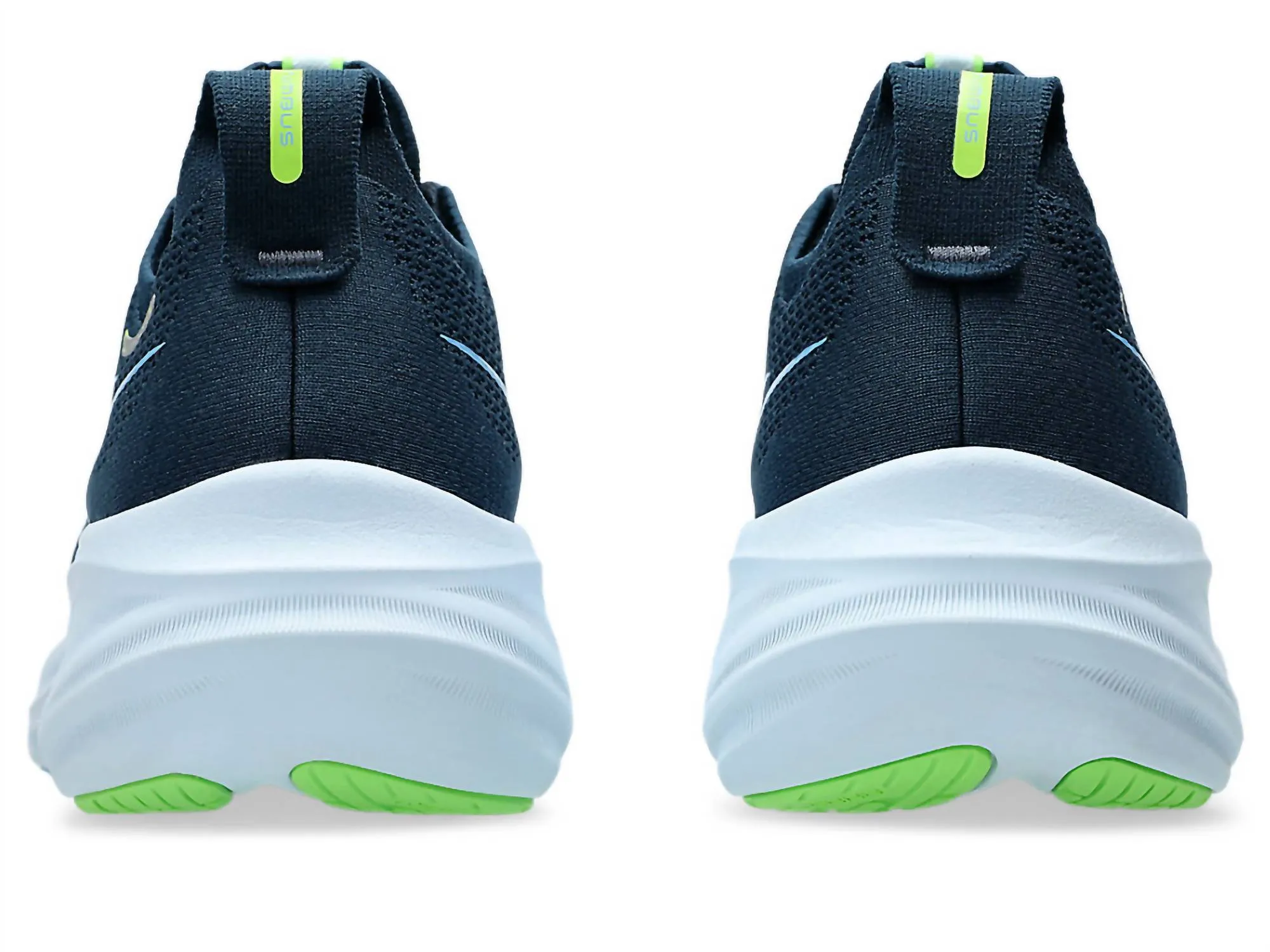 Men Gel-Nimbus 26 Running Shoes In French Blue/electric Lime