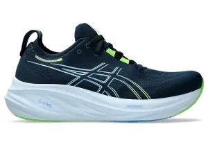 Men Gel-Nimbus 26 Running Shoes In French Blue/electric Lime