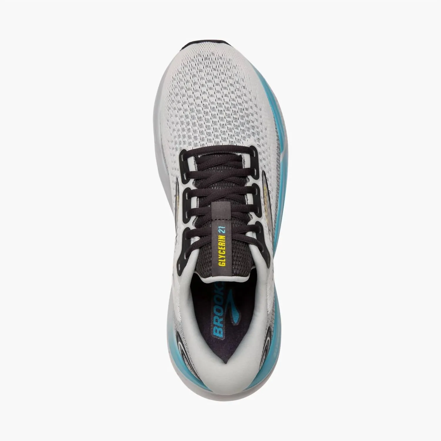 Men Glycerin 21 Running Shoes In Coconut/forged Iron/yellow