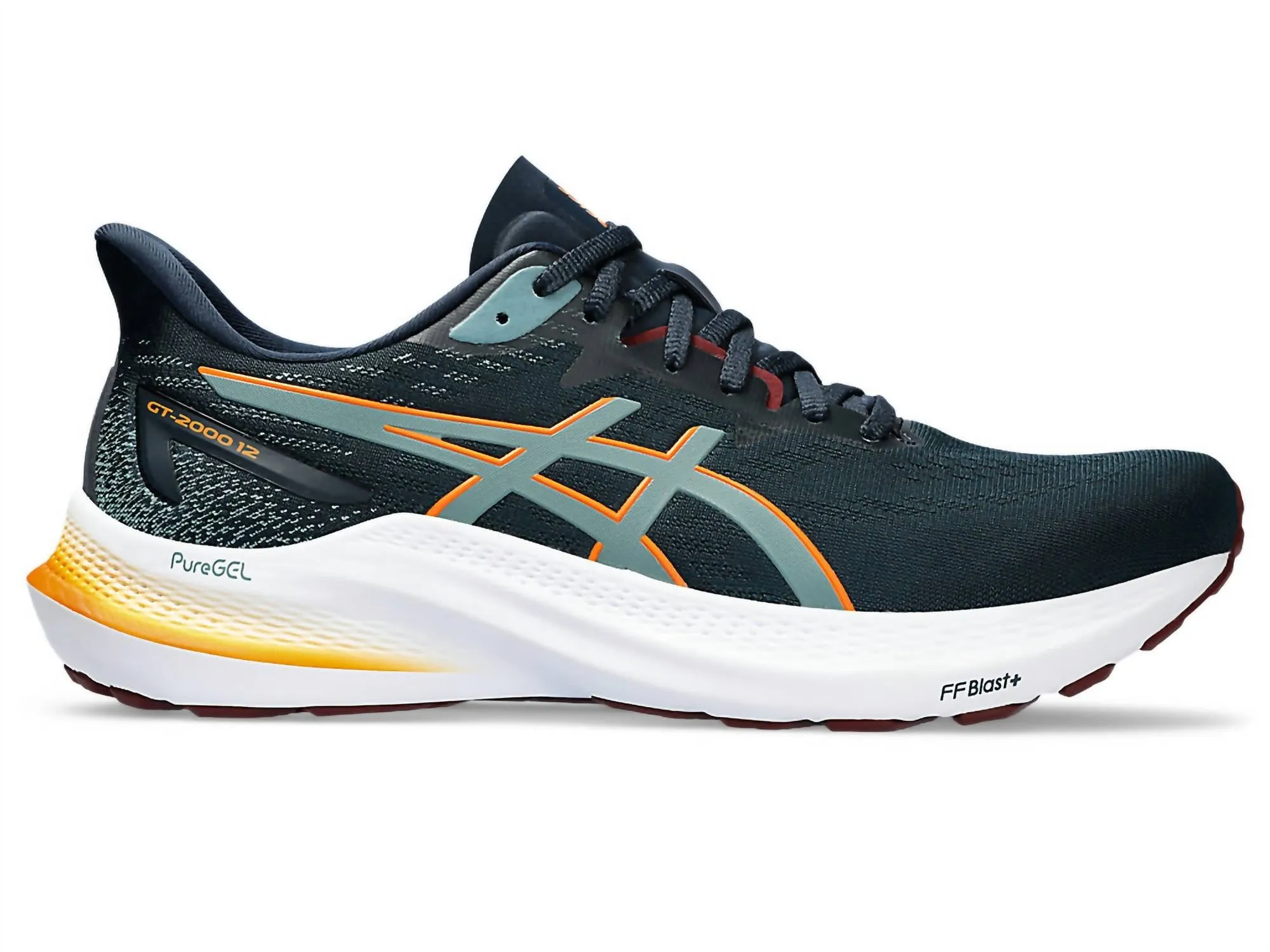 Men Gt-2000 V12 Running Shoes - Wide In French Blue/foggy Teal
