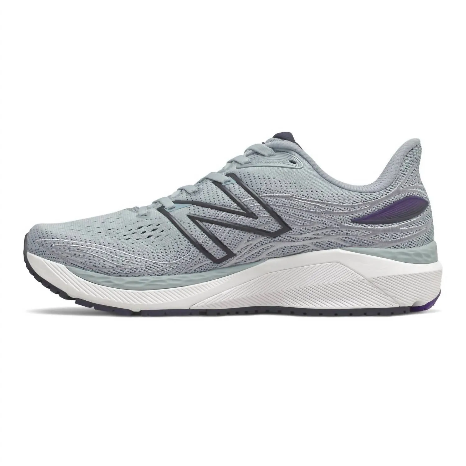 Men's 860 V12 Running Shoes In Grey/purple
