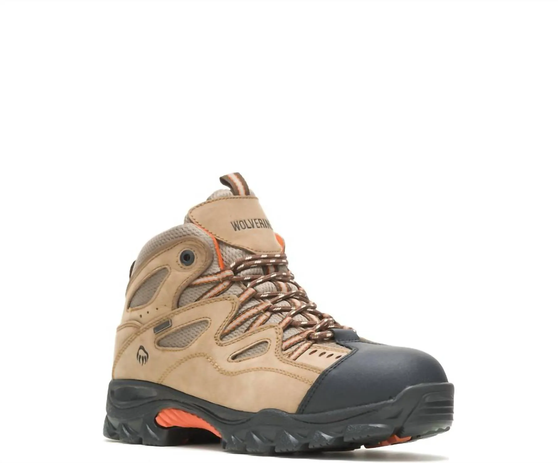 Men's Durant Waterproof Steel-Toe Work Boot - Ew In Light Brown/orange