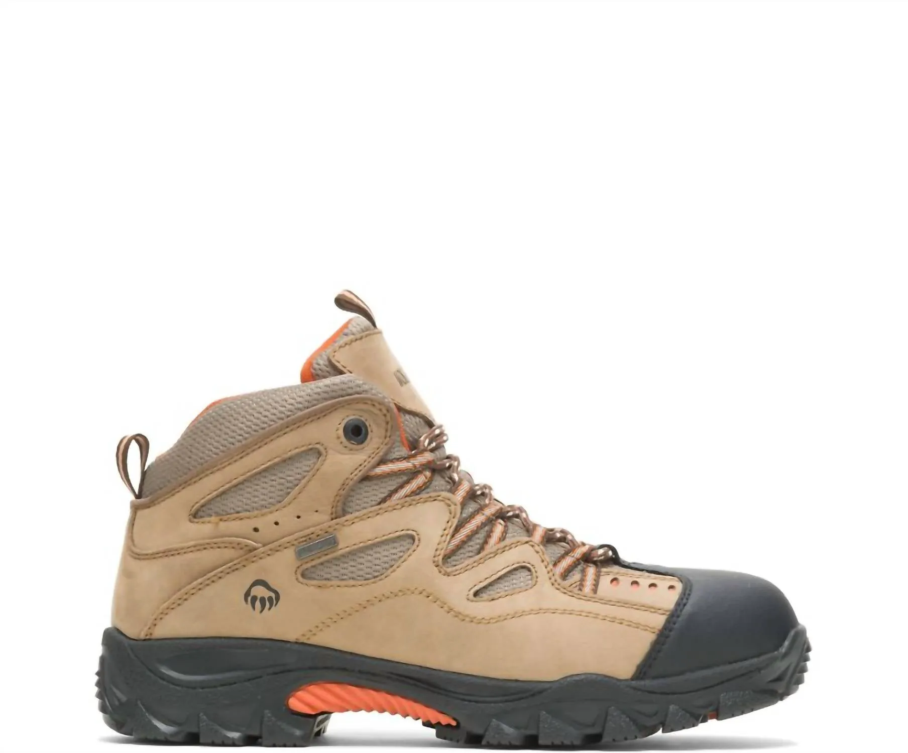 Men's Durant Waterproof Steel-Toe Work Boot - Ew In Light Brown/orange