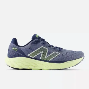 Men's Fresh Foam 880V14 Running Shoes In Grey/yellow