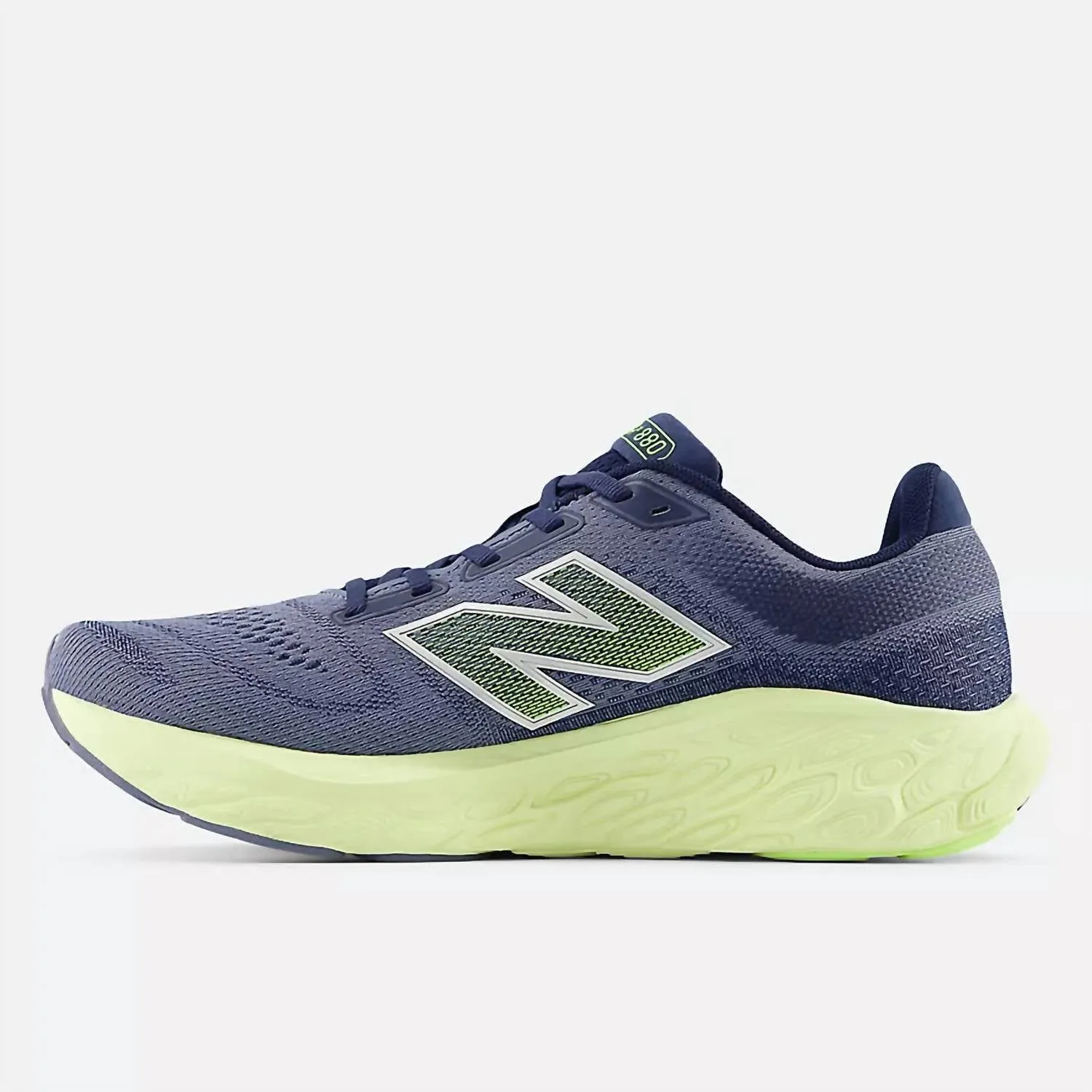 Men's Fresh Foam 880V14 Running Shoes In Grey/yellow