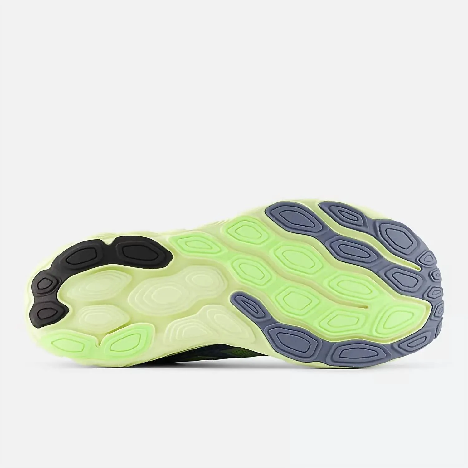Men's Fresh Foam 880V14 Running Shoes In Grey/yellow