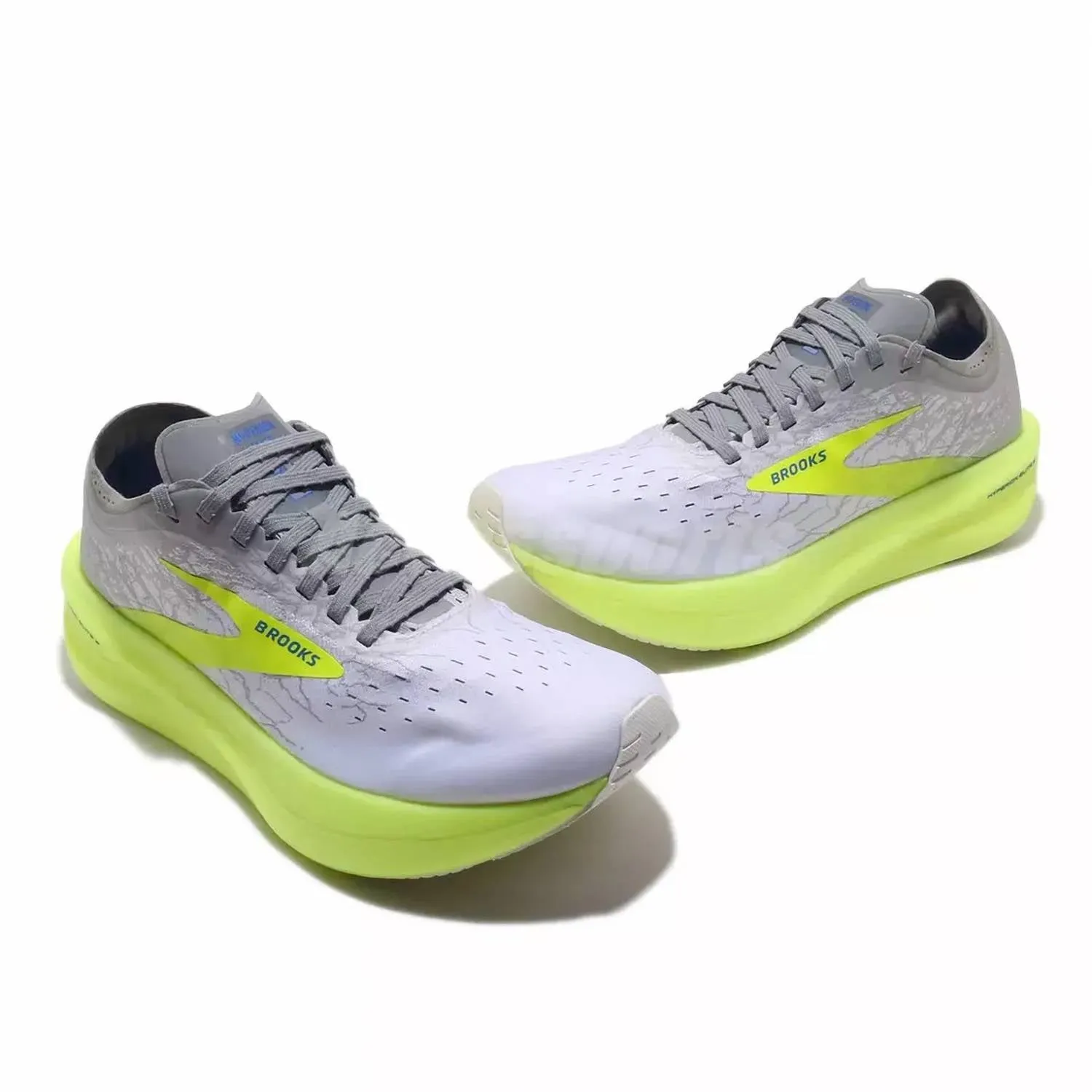 Men's Hyperion Elite 2 Running Shoes In White/silver/nightlife
