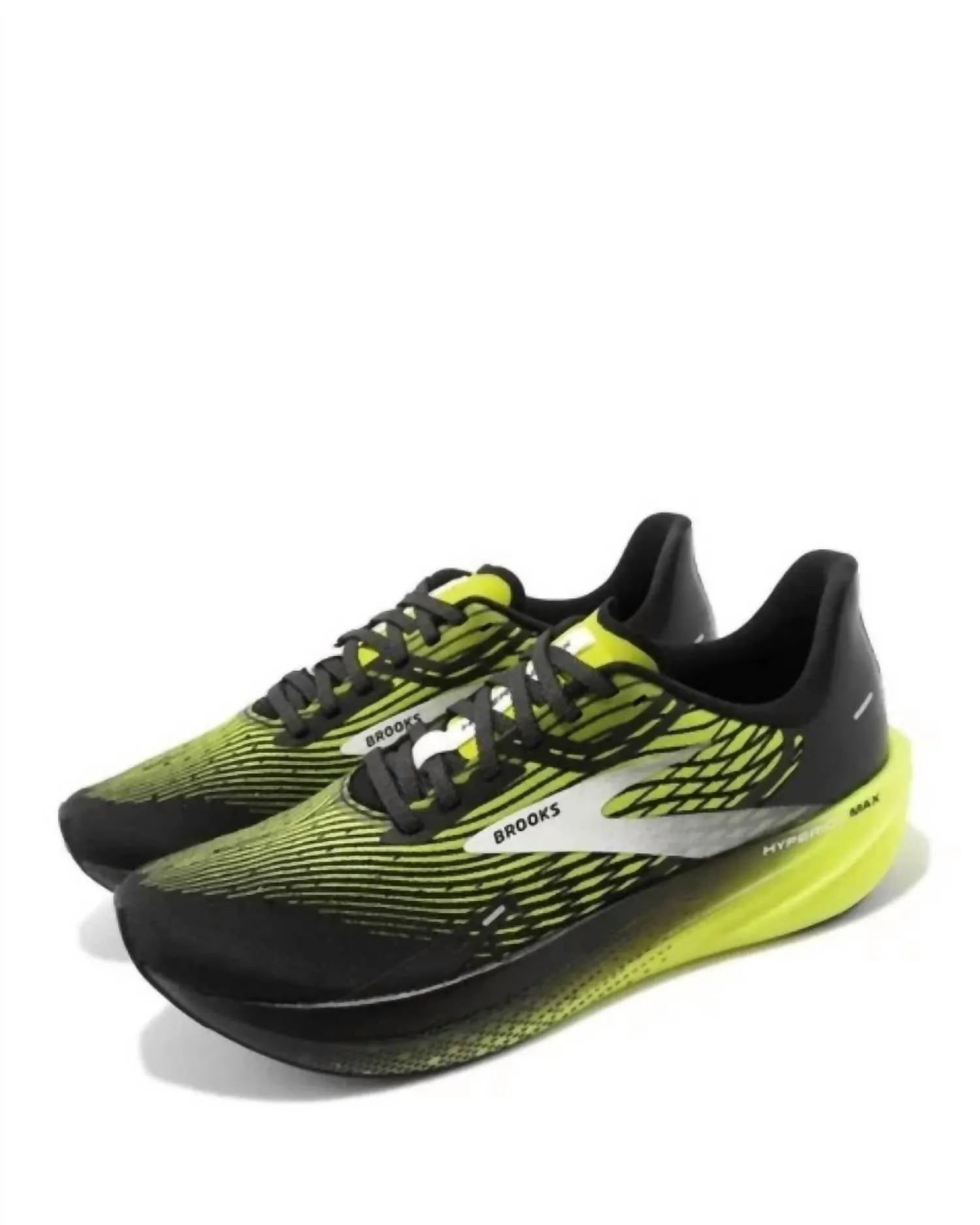 Men's Hyperion Max Running Shoes In Black,yellow