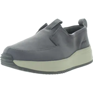 Mens Laceless Leather Casual And Fashion Sneakers