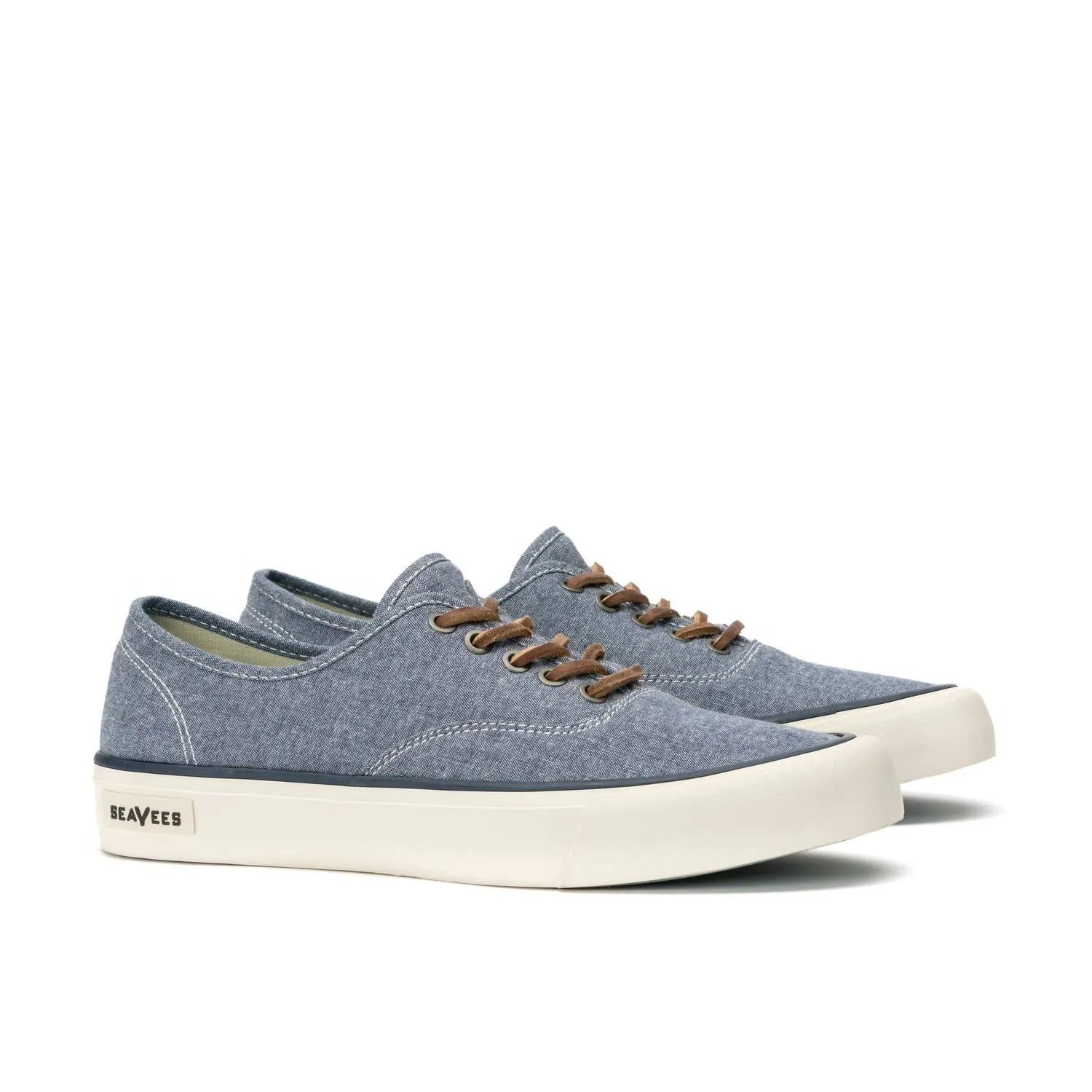 Men's Legend Sneaker Chambray Sneaker In Navy Cotton