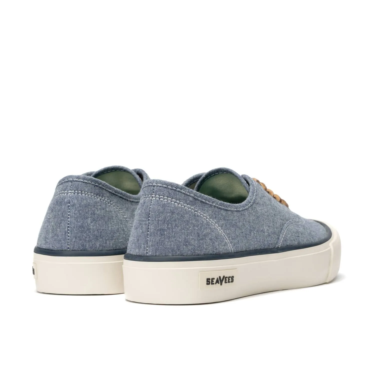 Men's Legend Sneaker Chambray Sneaker In Navy Cotton