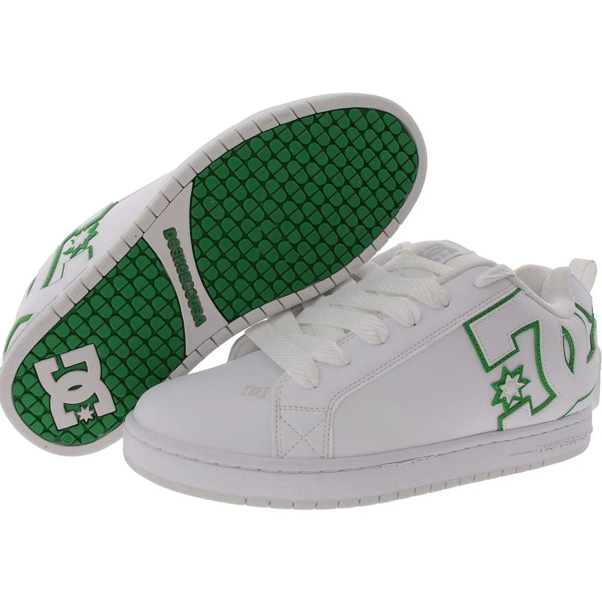 Mens Logo Leather Casual And Fashion Sneakers