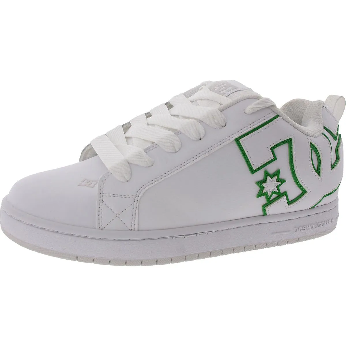 Mens Logo Leather Casual And Fashion Sneakers