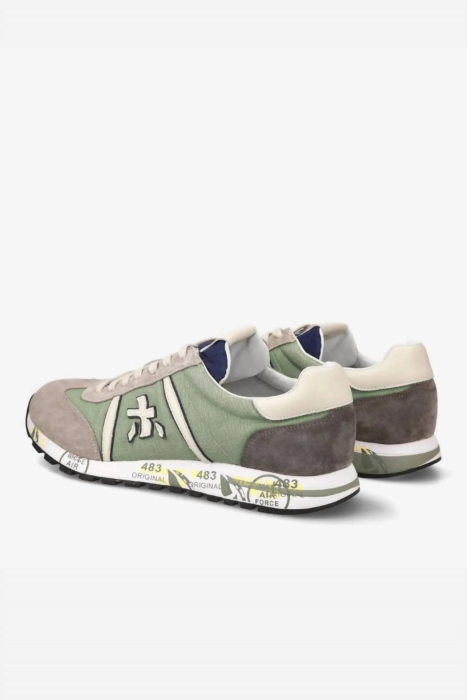 Men's Lucy Sneaker In Green/gray