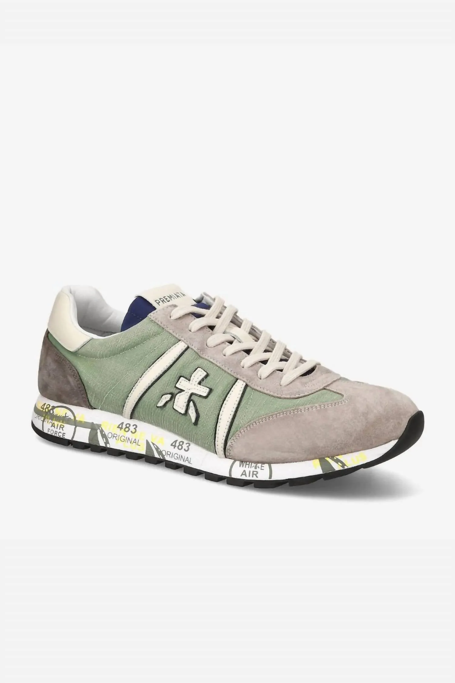Men's Lucy Sneaker In Green/gray