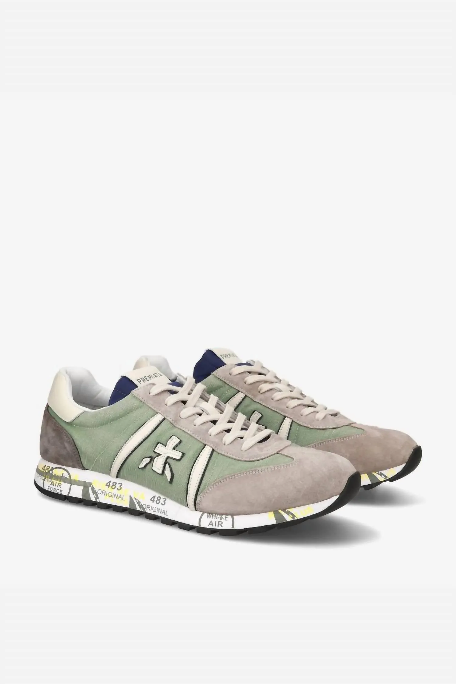 Men's Lucy Sneaker In Green/gray