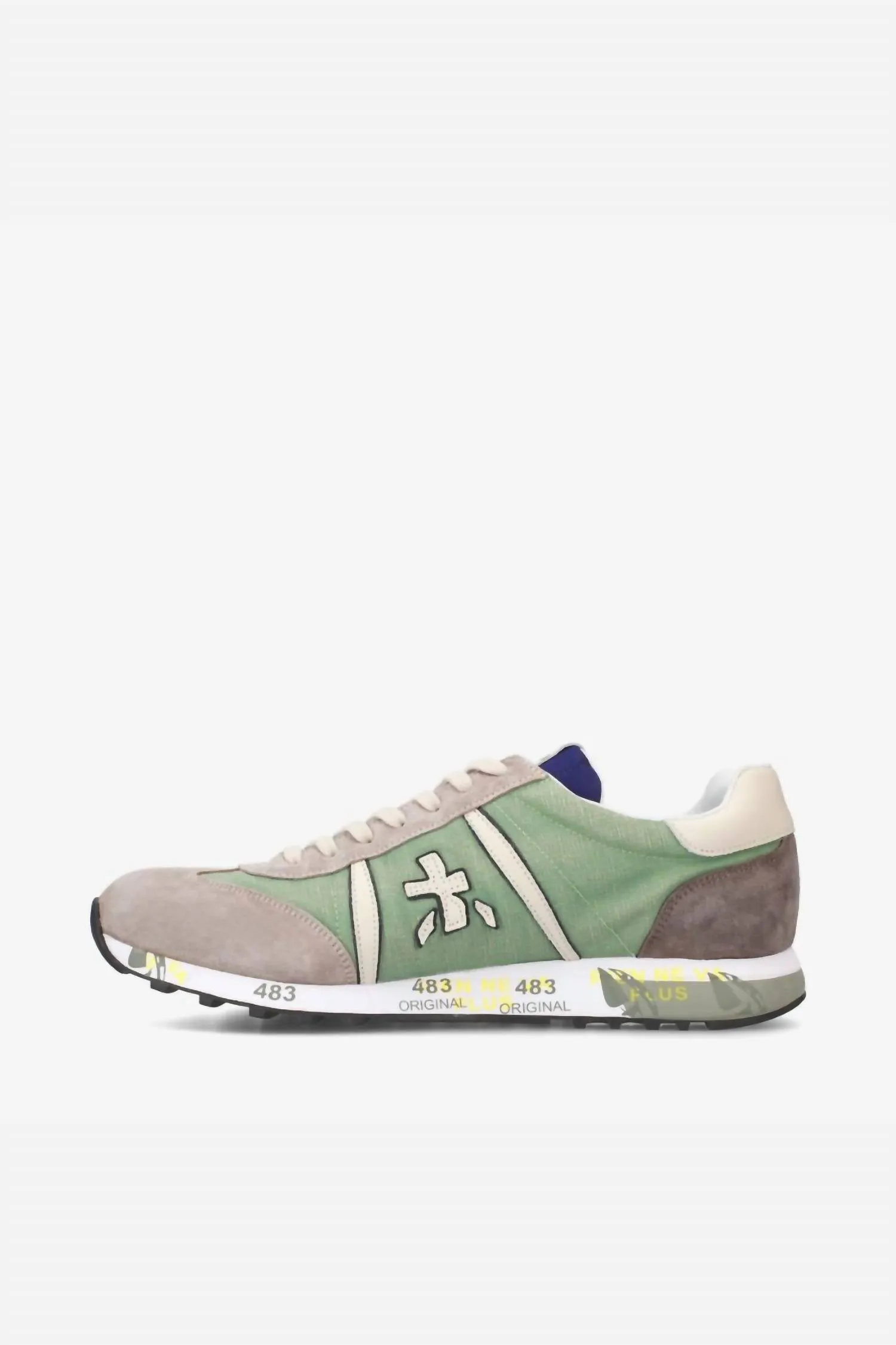 Men's Lucy Sneaker In Green/gray