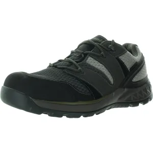 Mens Mesh Inset Leather Casual And Fashion Sneakers