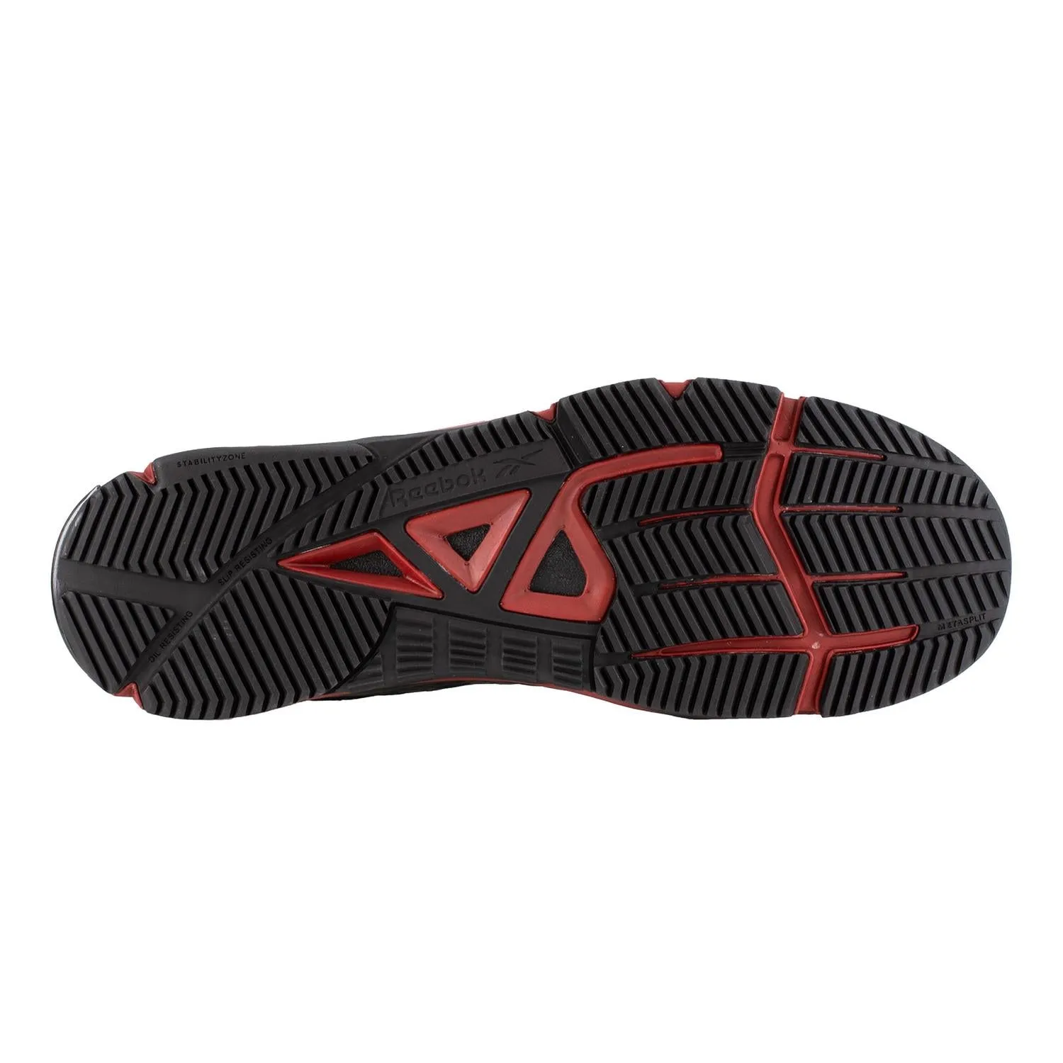 Men's Speed Tr Work Athletic Shoe - Wide Width In Red, Navy, And Black