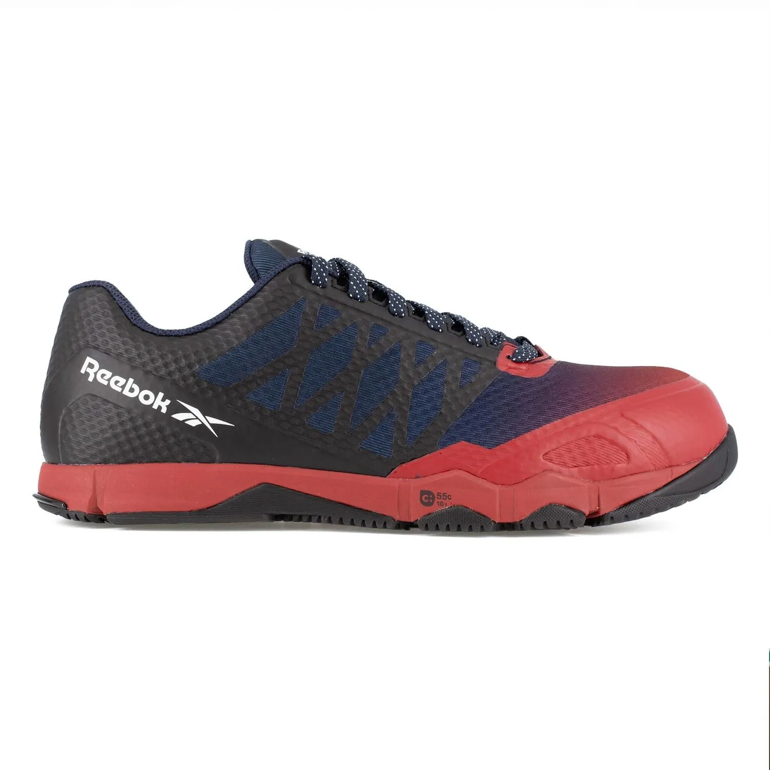 Men's Speed Tr Work Athletic Shoe - Wide Width In Red, Navy, And Black