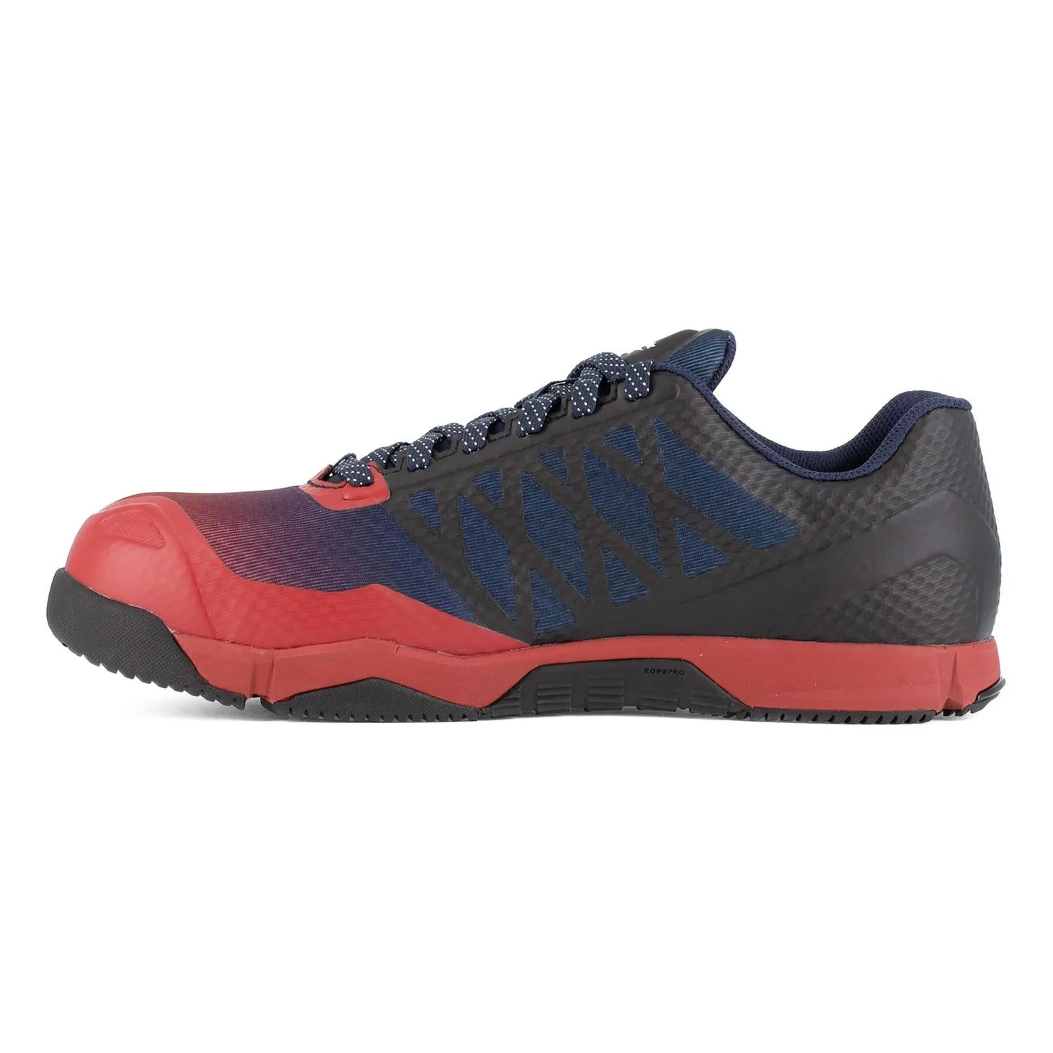 Men's Speed Tr Work Athletic Shoe - Wide Width In Red, Navy, And Black
