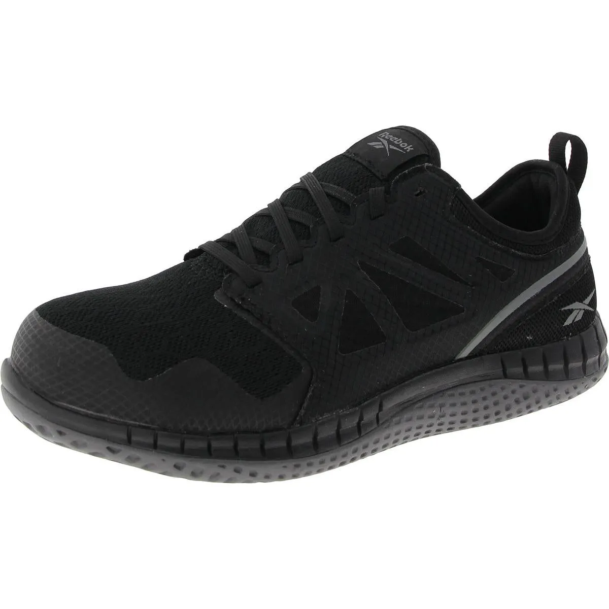 Mens Steel Toe Faux Suede Work & Safety Shoes