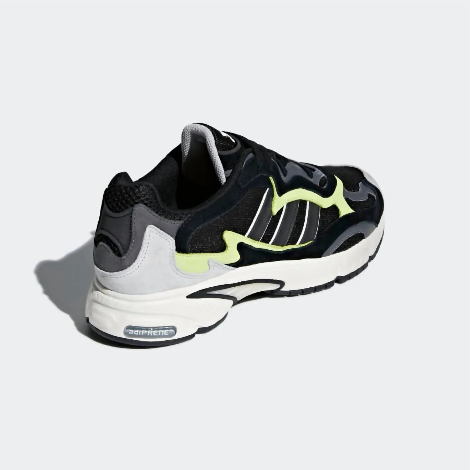 Men's Temper Run Shoes In Core Black / Core Black / Glow