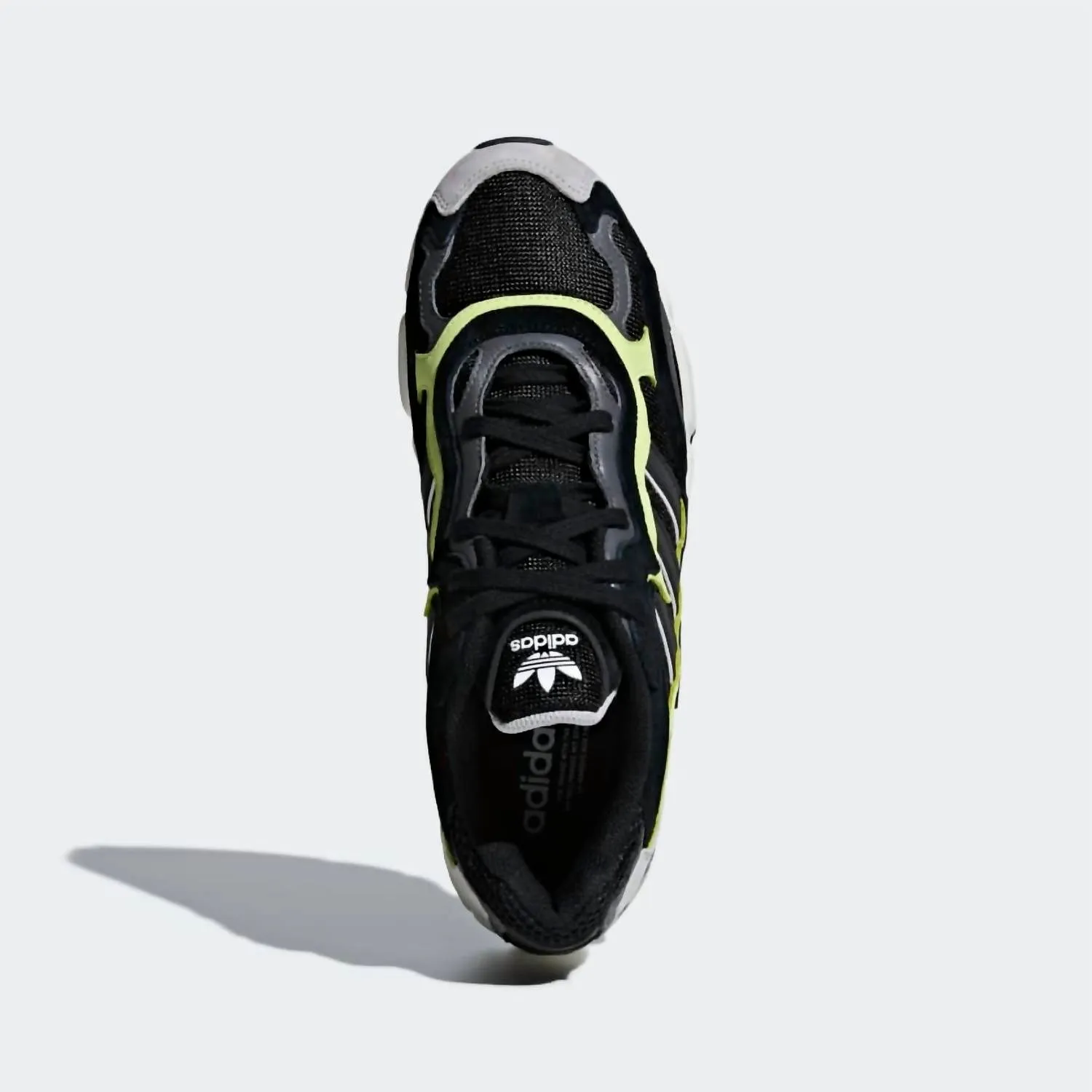 Men's Temper Run Shoes In Core Black / Core Black / Glow