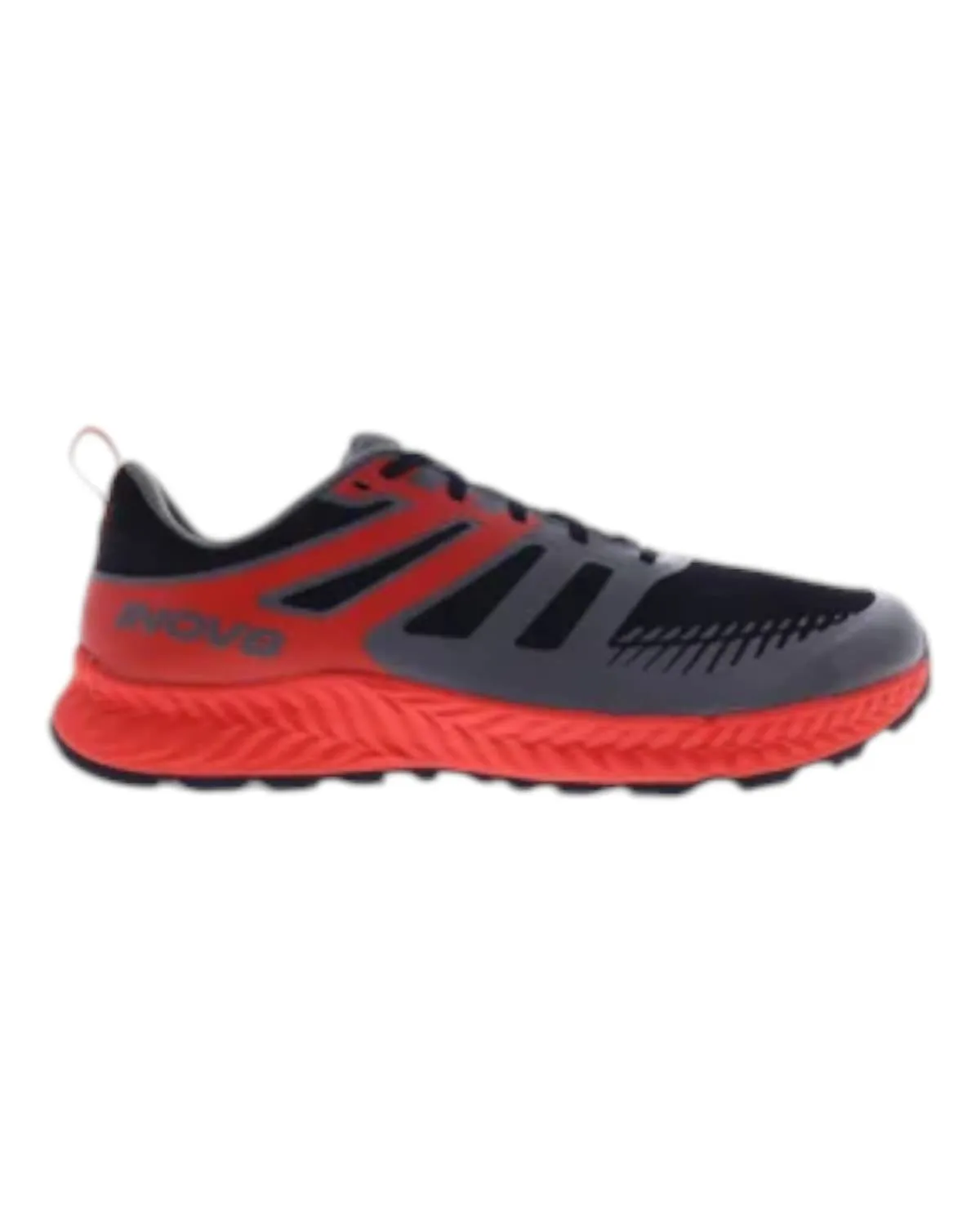 Men's Trailfly Shoes In Black/fiery Red/dark Grey