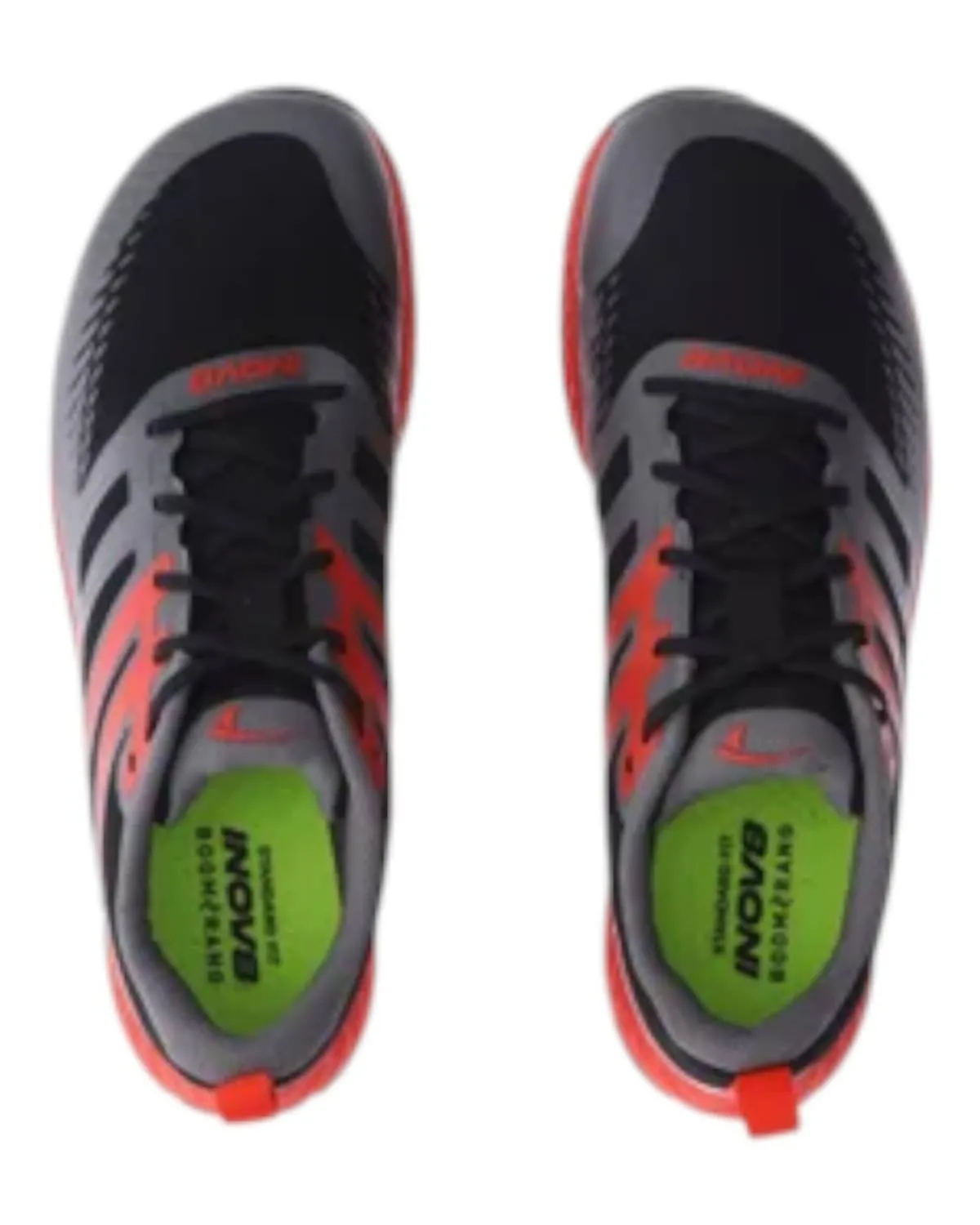 Men's Trailfly Shoes In Black/fiery Red/dark Grey