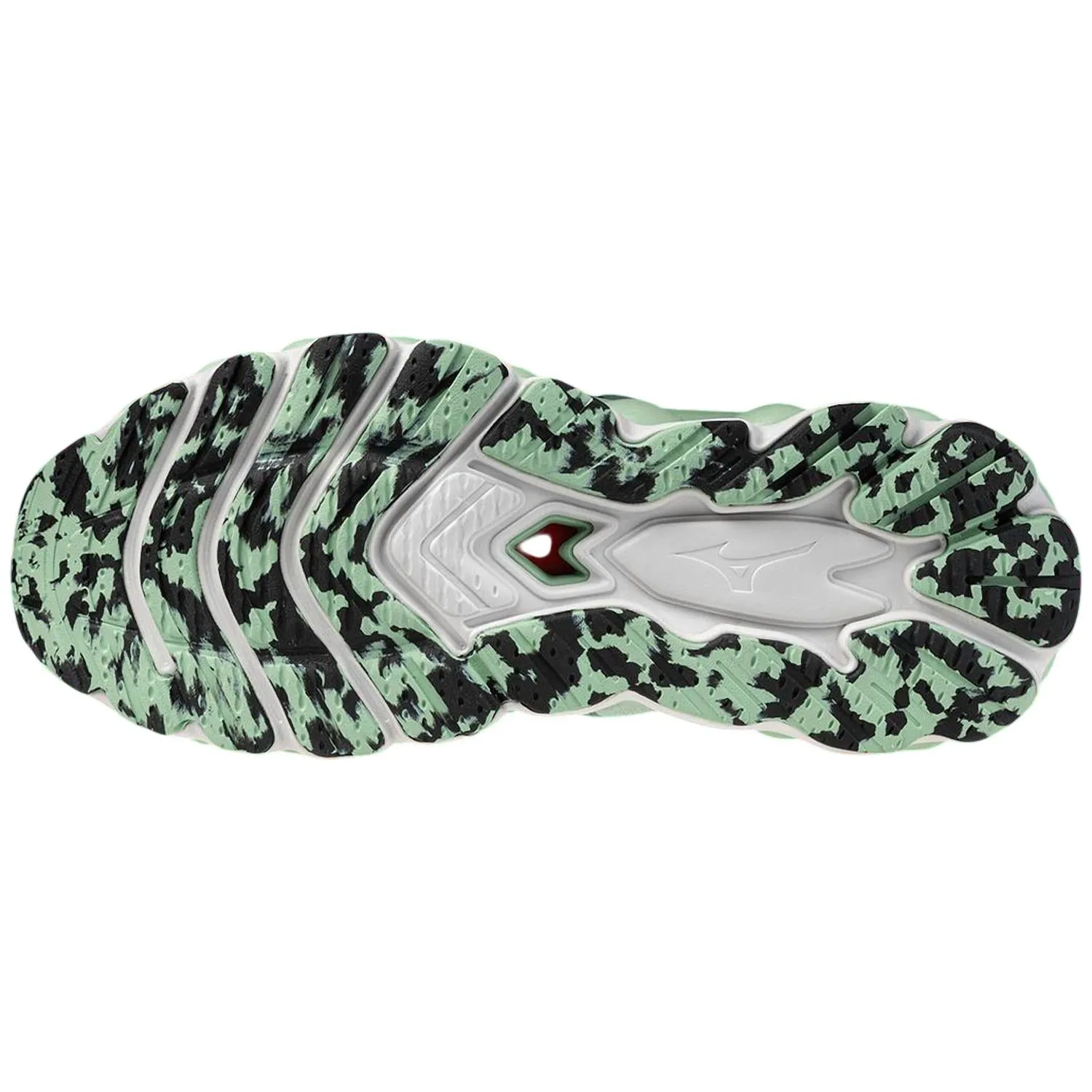 Men's Wave Sky 7 Running Shoes In Granite Green/nimbus Cloud