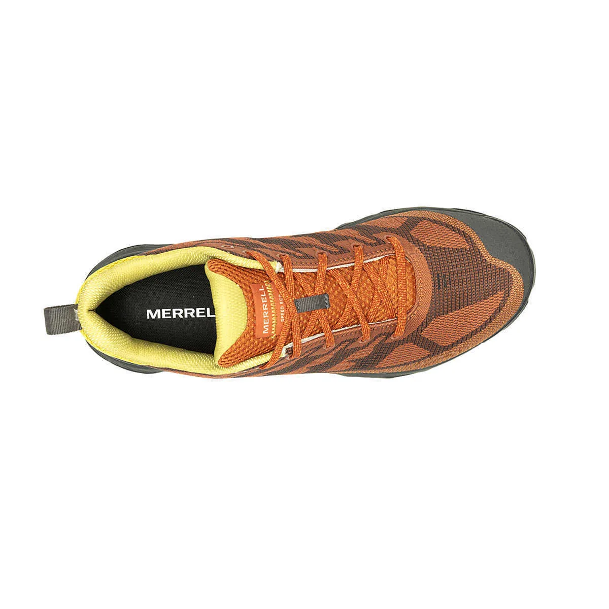 Merrell Speed Eco J037687 Sneaker Men's Orange Black Lace Up Hiking Shoes TF674