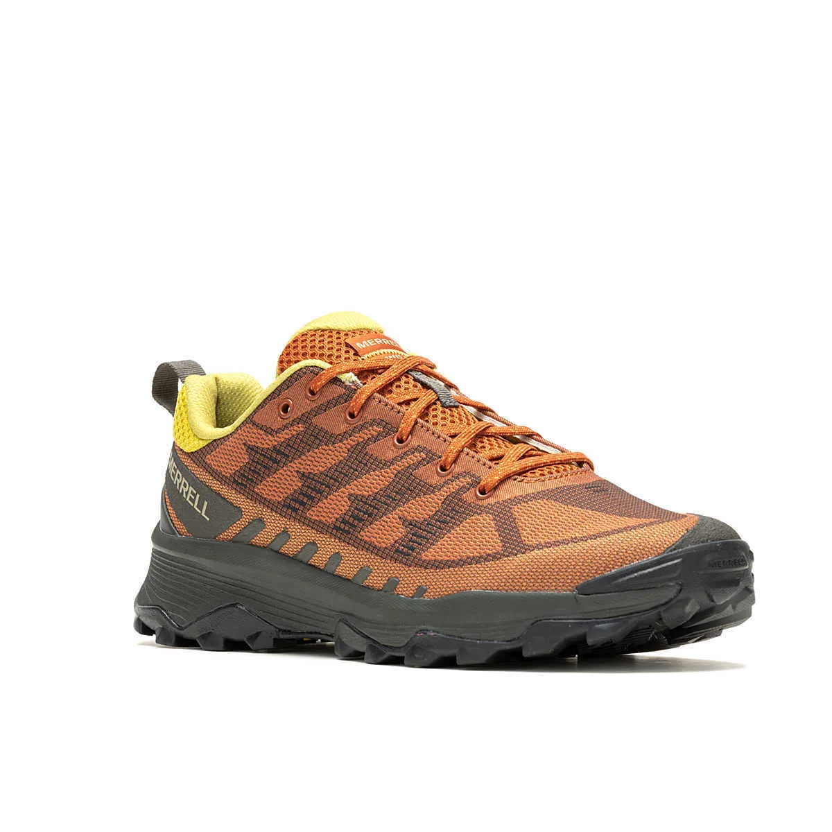 Merrell Speed Eco J037687 Sneaker Men's Orange Black Lace Up Hiking Shoes TF674