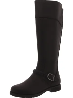 Mira Womens Leather Tall Knee-High Boots