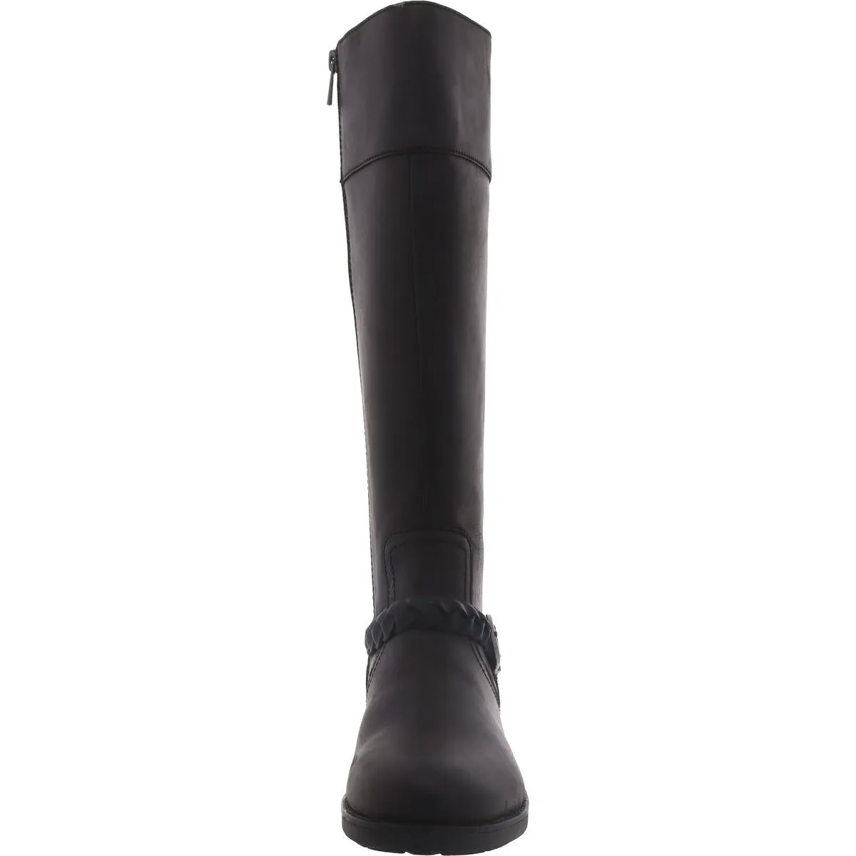 Mira Womens Leather Tall Knee-High Boots