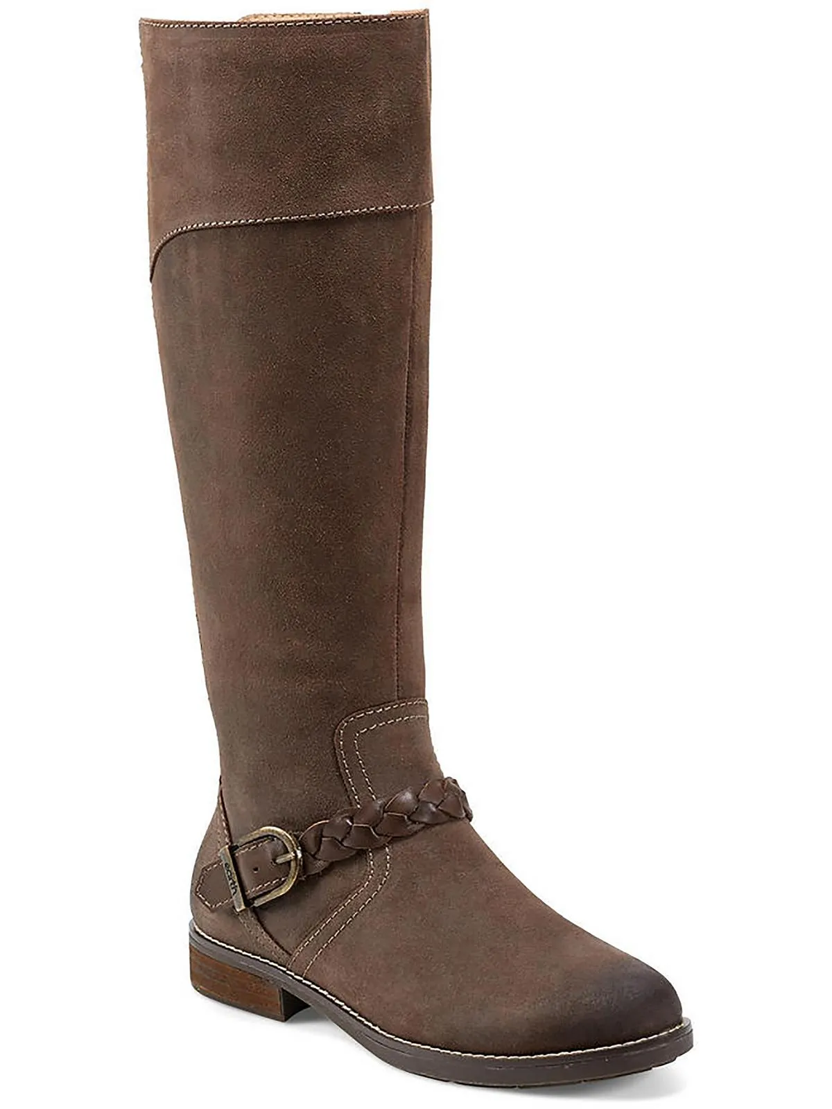 Mira Womens Leather Tall Knee-High Boots