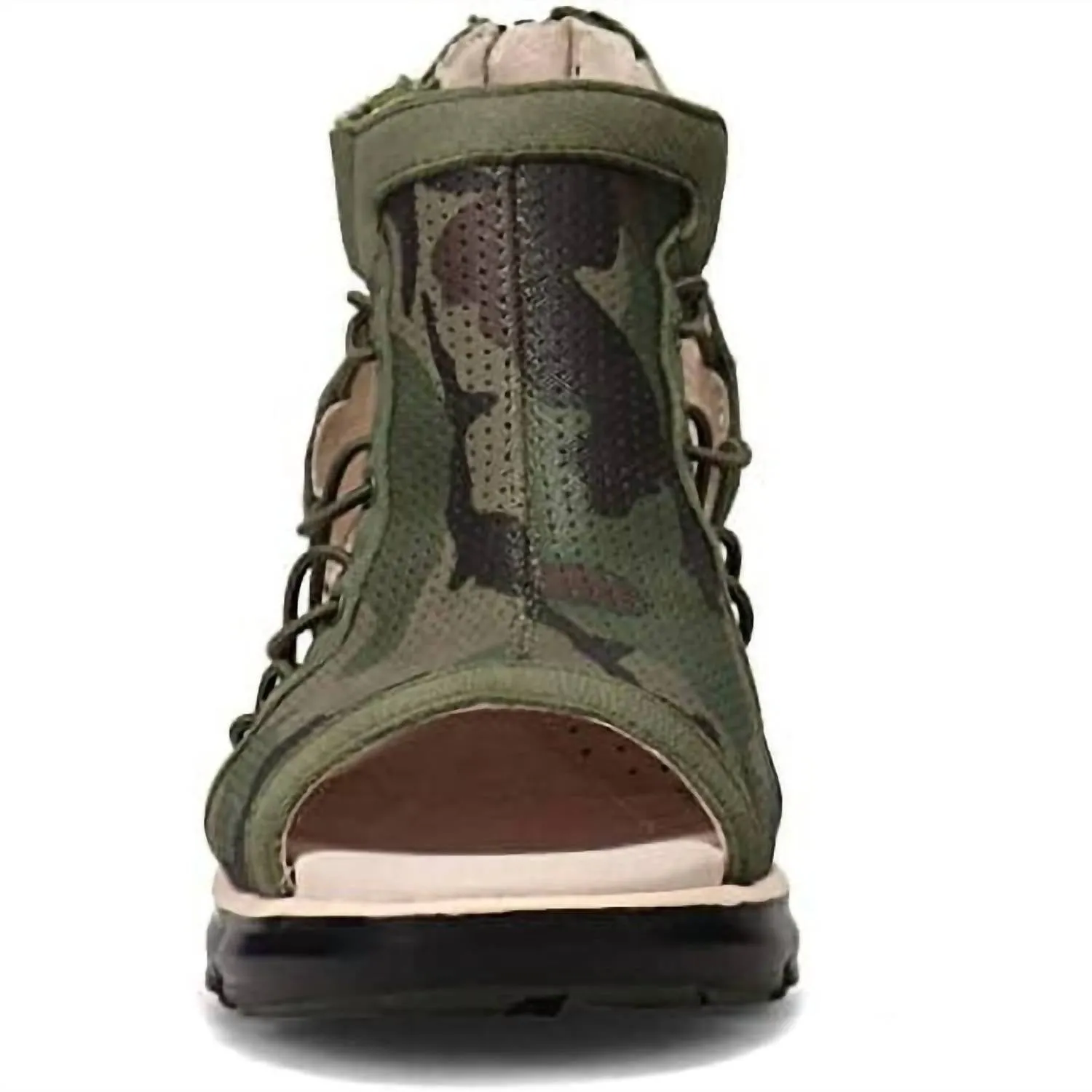 Naomi Wedge Sandal In Camo