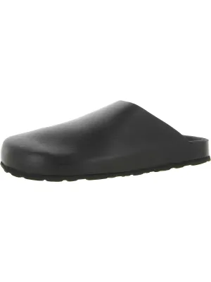 New Routine Womens Leather Slip On Mules