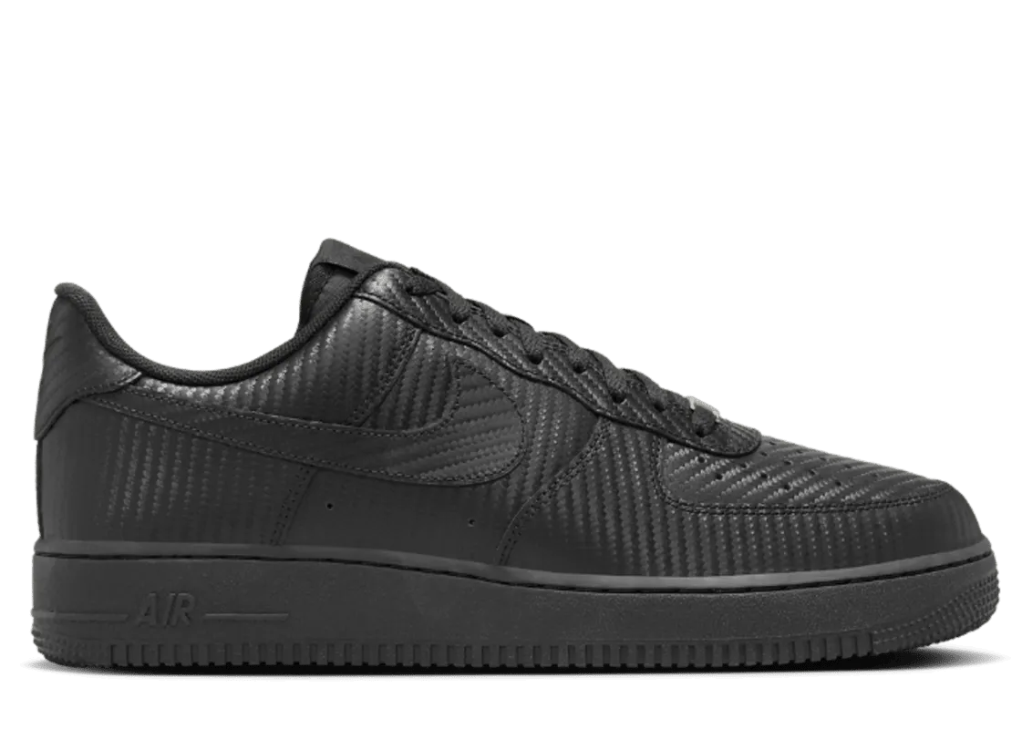 Nike Air Force 1 Low Black Carbon Fiber