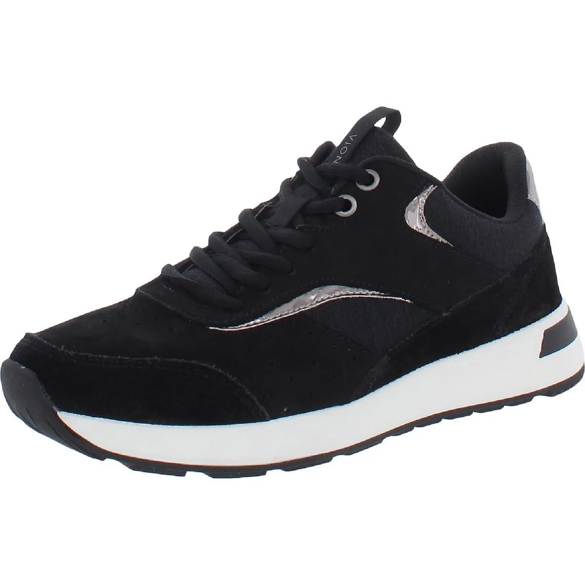 Nova Womens Metallic Lace-Up Athletic and Training Shoes