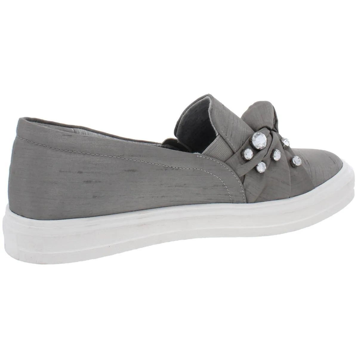 Orenda Womens Shantung Jeweled Sneakers