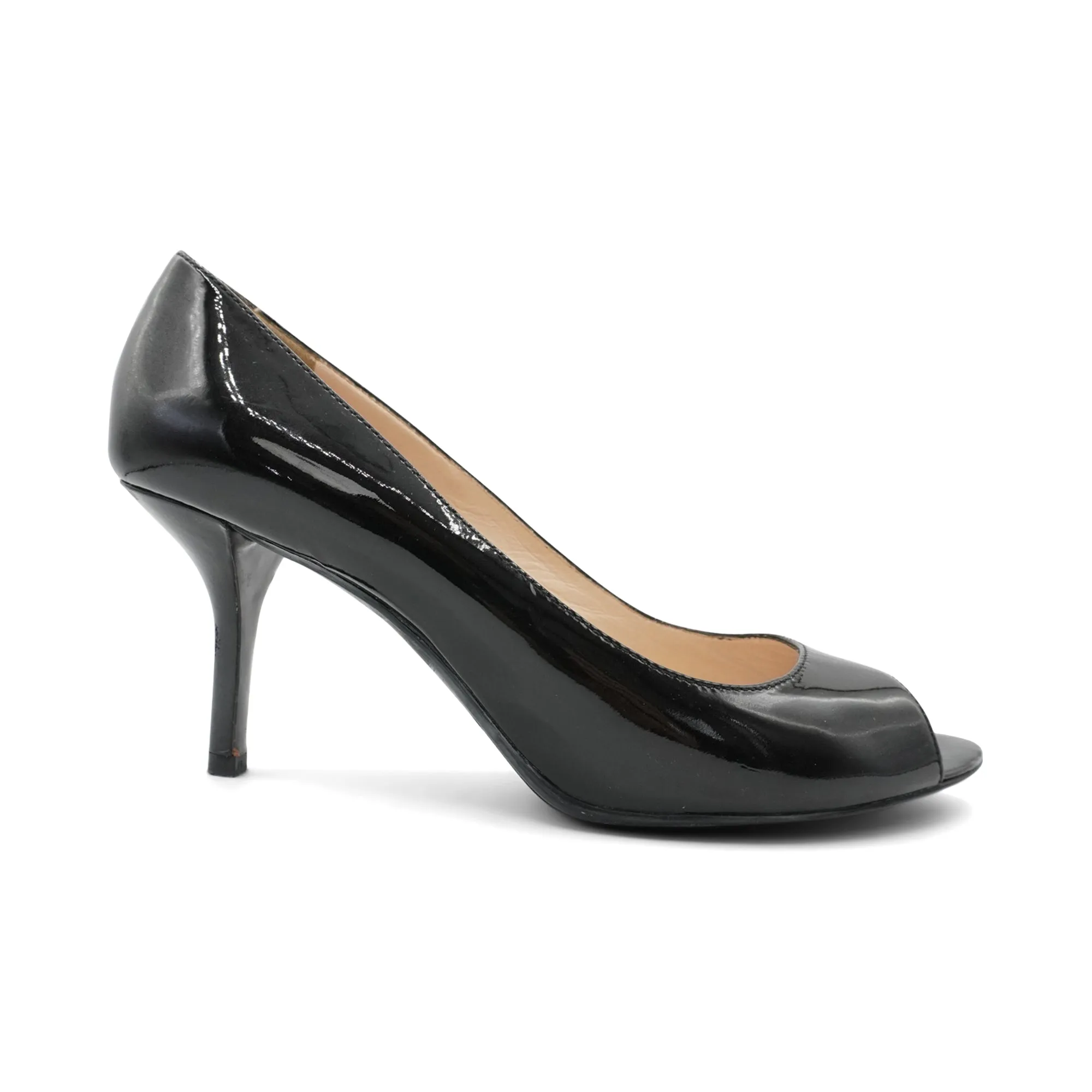 Prada Peep-Toe Heels - Women's 39.5