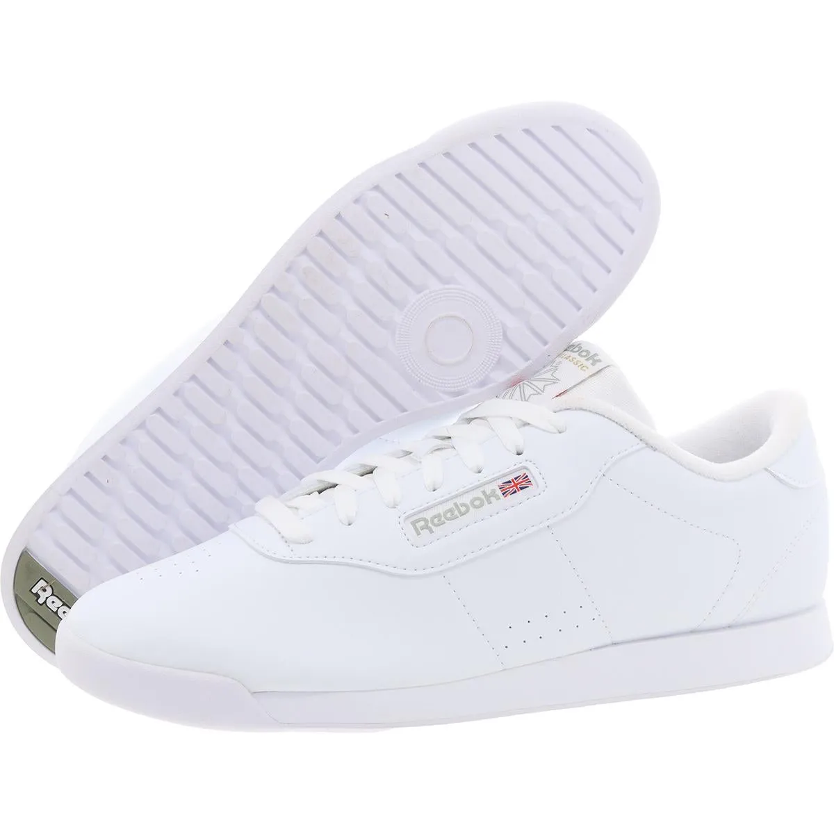Princess Womens Leather Fitness Athletic and Training Shoes